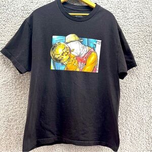 DGK Champ Black T-Shirt Men Size Large Streetwear Y2K Basketball